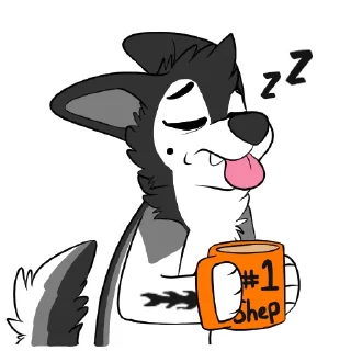 😴 emoji Kay Shep Stickers Telegram sticker 19 of 52