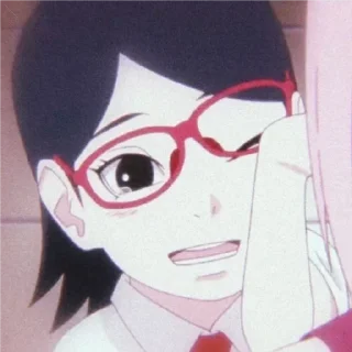 🥺 emoji Sarada Uchiha ❤️ (@To_tipo_uchiha_sasuke) Telegram sticker 15 of 63