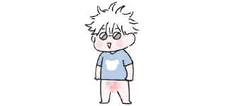 Sticker from Mini Jujutsu Kaisen-1 | @Toji_sama