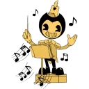 🎶 emoji Bendy and the Ink Machine Telegram sticker 23 of 66