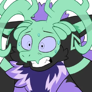 😱 emoji Gin lavender Telegram sticker 15 of 42