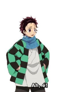 🙂 emoji Tanjiro Kamado
@Blue_Rose_Sword Telegram sticker 17 of 45