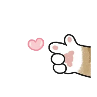 😊 emoji 貓咪的胖手手動起來 (橘貓) 無字 @kal_pc Telegram sticker 14 of 24