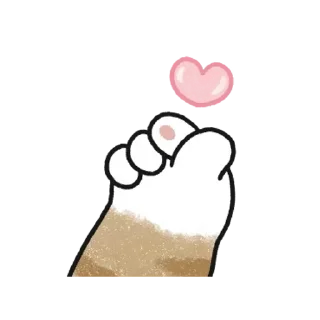 😊 emoji 貓咪的胖手手動起來 (橘貓) 無字 @kal_pc Telegram sticker 21 of 24