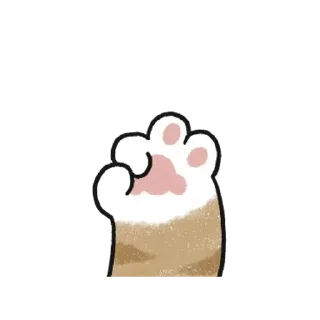 😊 emoji 貓咪的胖手手動起來 (橘貓) 無字 @kal_pc Telegram sticker 16 of 24