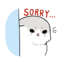 😢 emoji ㄇㄚˊ幾兔 1~3 Telegram sticker 18 of 120