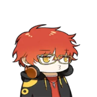 😗 emoji Mystic Messenger Telegram sticker 20 of 93