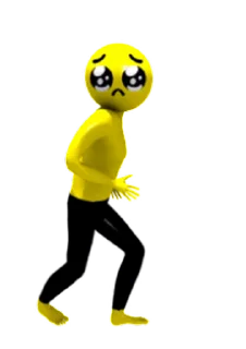 🥺 emoji A Sticker that swings to "Pien" Telegram sticker 19 of 24
