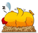 😴 emoji Hot Chicken / By OsmerOmar Telegram sticker 15 of 40