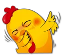 😂 emoji Hot Chicken / By OsmerOmar Telegram sticker 23 of 40