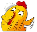 😯 emoji Hot Chicken / By OsmerOmar Telegram sticker 9 of 40