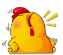 😝 emoji Hot Chicken / By OsmerOmar Telegram sticker 7 of 40