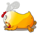 👻 emoji Hot Chicken / By OsmerOmar Telegram sticker 6 of 40