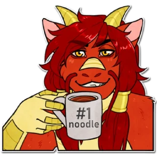 ☕️ emoji Isaac Nudeldoodle Telegram sticker 15 of 82