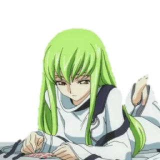 😔 emoji @figurinhass Code Geass Telegram sticker 12 of 31