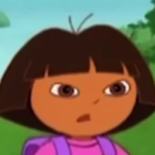 🤔 emoji dora :( Telegram sticker 15 of 19