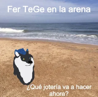 🏝️ emoji Fer tege Telegram sticker 7 of 9