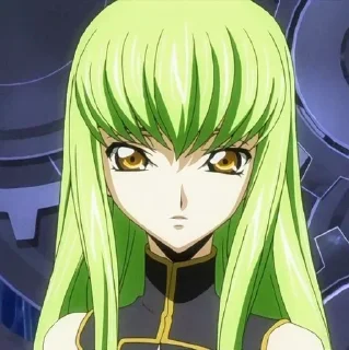 😟 emoji Code Geass @animestickersii Telegram sticker 16 of 106