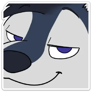 😏 emoji ManuTheWolf V2 Telegram sticker 5 of 36