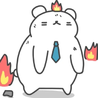 🐻‍❄️ emoji Capoo Video Clip: Friends Telegram sticker 4 of 28