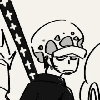 😒 emoji Law By: @Zoro_sts 🌍 Telegram sticker 5 of 25