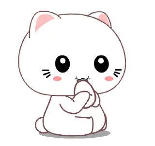 🥚 emoji @Gifs_Gallery ᴍɪᴋɪ ᴄᴀᴛ ᴘᴀᴄᴋ ❤️ — @stckrRobot Telegram sticker 7 of 31