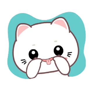 😛 emoji @Gifs_Gallery ᴍɪᴋɪ ᴄᴀᴛ ᴘᴀᴄᴋ ❤️ — @stckrRobot Telegram sticker 14 of 31