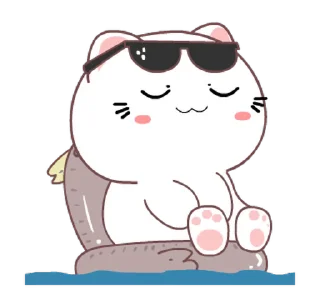😎 emoji @Gifs_Gallery ᴍɪᴋɪ ᴄᴀᴛ ᴘᴀᴄᴋ ❤️ — @stckrRobot Telegram sticker 20 of 31