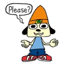 Sticker from PaRappa the Rapper