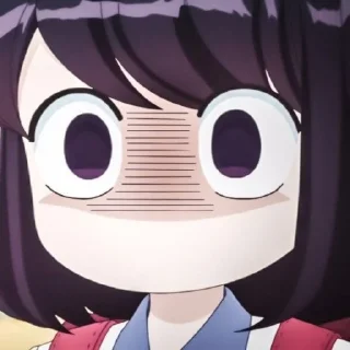 🍥 emoji Komi Shouko @AnimeDivision Telegram sticker 15 of 100