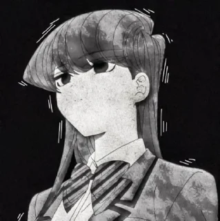 🍥 emoji Komi Shouko @AnimeDivision Telegram sticker 5 of 100