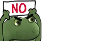 Sticker from Worry Frog By Mikelito @manhwas2