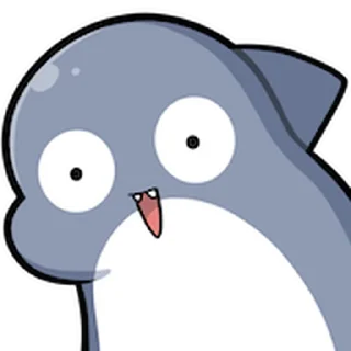😊 emoji 胖鯊魚鯊西米★表情貼~嗨翻天 @kal_pc Telegram sticker 7 of 41
