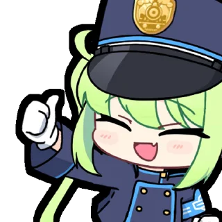 Sticker from Shupos BlueArchive