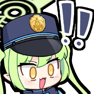 Sticker from Shupos BlueArchive