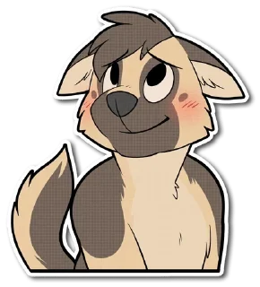 ☺️ emoji Big Wolfo — @stckrRobot Telegram sticker 18 of 76