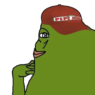 😏 emoji Pepe John's Telegram sticker 9 of 27