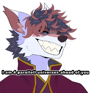 😏 emoji @Mercuryf0x GodBirdArt Telegram sticker 15 of 19
