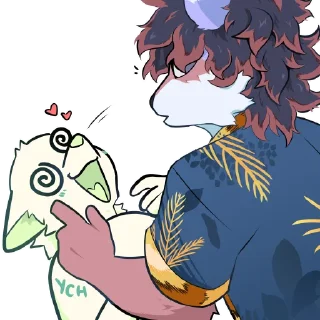 🥴 emoji @Mercuryf0x GodBirdArt Telegram sticker 4 of 19