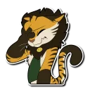 😣 emoji Calico Telegram sticker 6 of 26
