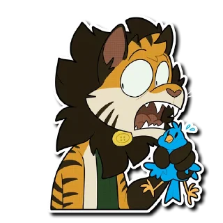 🐦 emoji Calico Telegram sticker 21 of 26