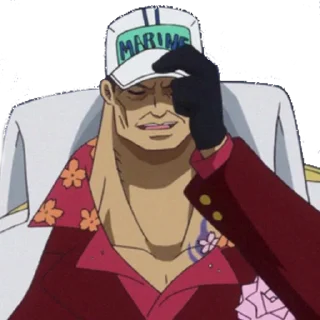 🤠 emoji Akainu Telegram sticker 24 of 40