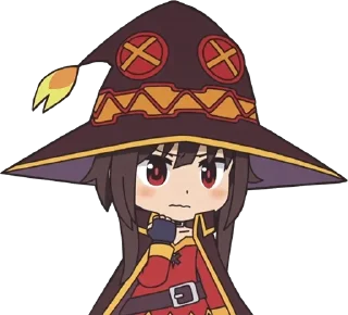 😖 emoji Megumin and friends — @stckrRobot Telegram sticker 21 of 120