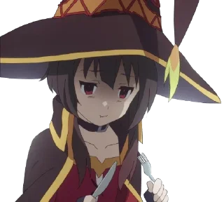 😩 emoji Megumin and friends — @stckrRobot Telegram sticker 9 of 120