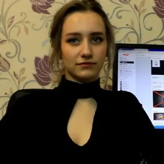 😐 emoji Russian Girl by Carmichael Telegram sticker 7 of 83
