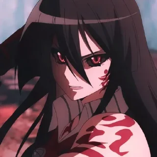 😡 emoji Akame ga Kill! • @animestickersii Telegram sticker 18 of 119