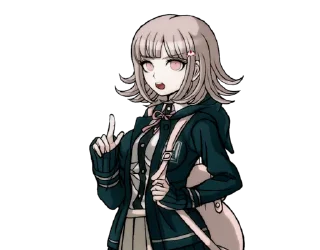 😁 emoji nanami chiaki Telegram sticker 20 of 46