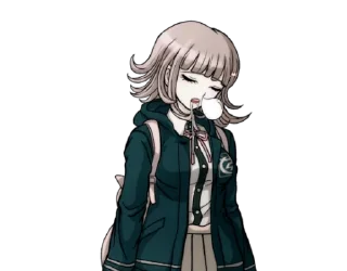 😁 emoji nanami chiaki Telegram sticker 22 of 46
