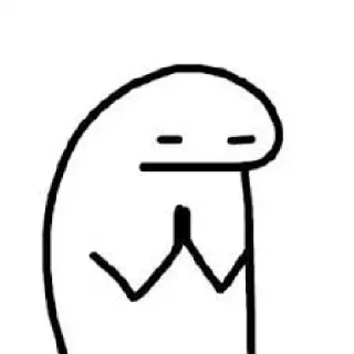 🙏 emoji Stickman | @CentralStickers Telegram sticker 3 of 92