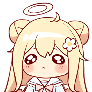 😰 emoji 沙月ちゃん Telegram sticker 4 of 20